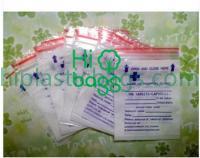 Medical zip poly bags A